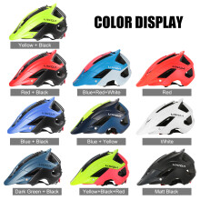 Ultra-Lightweight Mountain Bike Helmet with 13 Vents, Adjustable Fit, Black