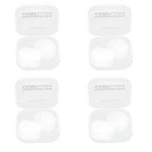 8Pcs DIY Reusable Swimming Earplugs Noise Reduction Transparent
