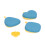 3Pcs Silicone Ice Cubes Tray Geometric Shape Mould Baking Tool 4
