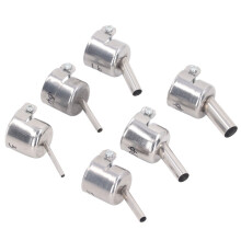 6Pcs Aluminum Alloy Heat Gun Nozzle Kit 3-10mm Hot Air Tips