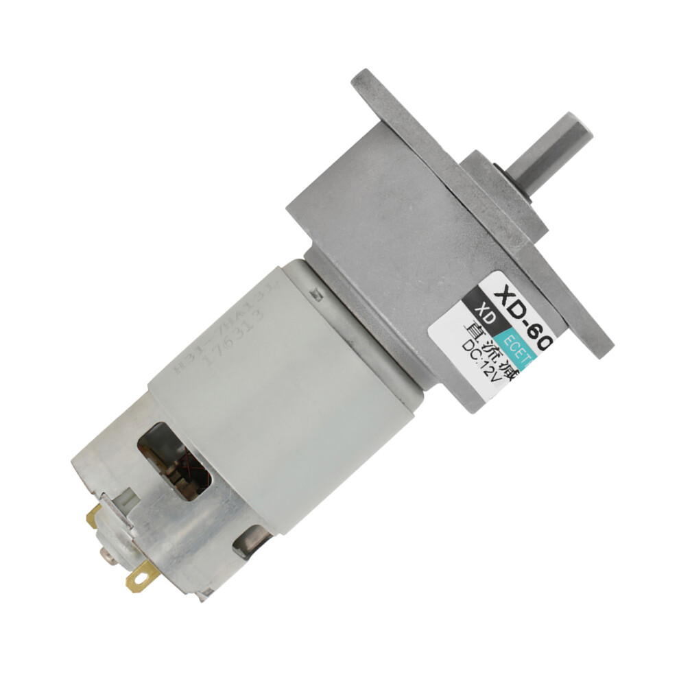 35W 12V Micro Dc Metal Gear Motor Cw/Ccw 10Rpm, Adjustable Speed 7691352155703
