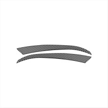 Carbon Fiber Headlight Eyebrow Eyelids Cover Trim for