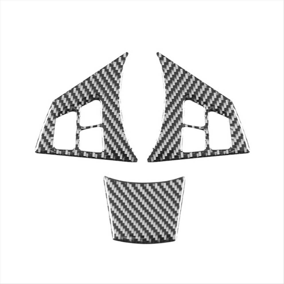 Carbon Fiber Car Steering Wheel Cover Trim For 4853702802665
