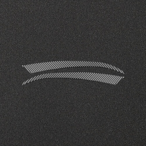 Carbon Fiber Headlight Eyebrow Eyelids Cover Trim for 1