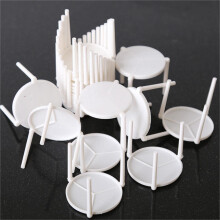 Pizza Saver 200Pcs White Plastic Tripod Stand For Pizza Box Stacks Restaurant Catering And Takeout Service