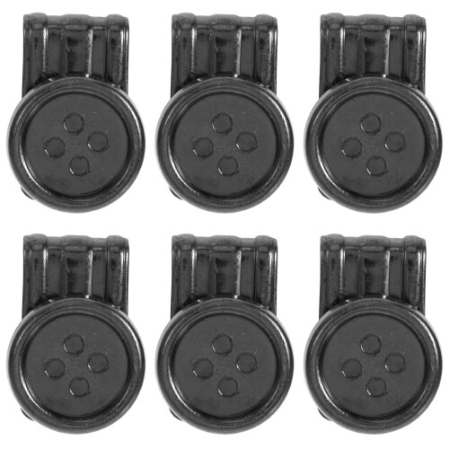 18 Pcs Metal Suspender Buttons For Men Pants Hat Replacement 2