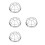 4Pcs Fire Sprinkler Head Protector Cover For Recessed Sidewall Mount 10