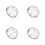 4Pcs Fire Sprinkler Head Protector Cover For Recessed Sidewall Mount 4