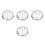 4Pcs Fire Sprinkler Head Protector Cover For Recessed Sidewall Mount 5