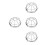 4Pcs Fire Sprinkler Head Protector Cover For Recessed Sidewall Mount 9