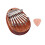Mini 8 Keys Kalimba Thumb Piano With Pick For Beginner Brown 1