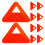 30 Pcs Multi-Function Soccer Cones Portable Disc Agility Cones 10