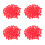 400 Pcs Pig Snout Cabochon Resin Nose Flatback For Diy Doll Making 10
