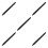 5Pcs Spark Plug Remover Heavy Duty Hex Extractor With Reverse Thread 6