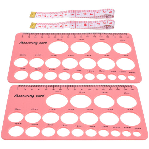 3 Sets Flange Nipples Size Measuring Card For Breast Pump 2