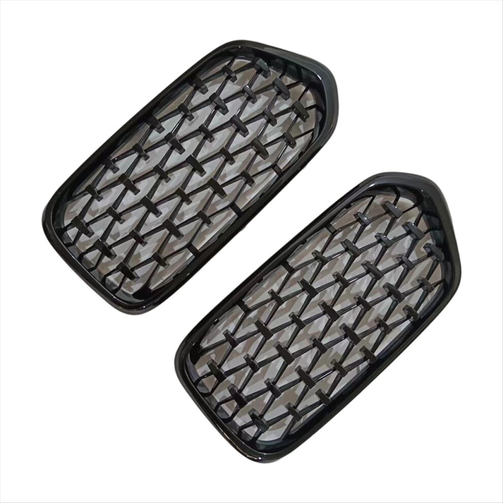 Front Bumper Grille Cover For F39 X2 2019-2024 Racing Black 4852900847386
