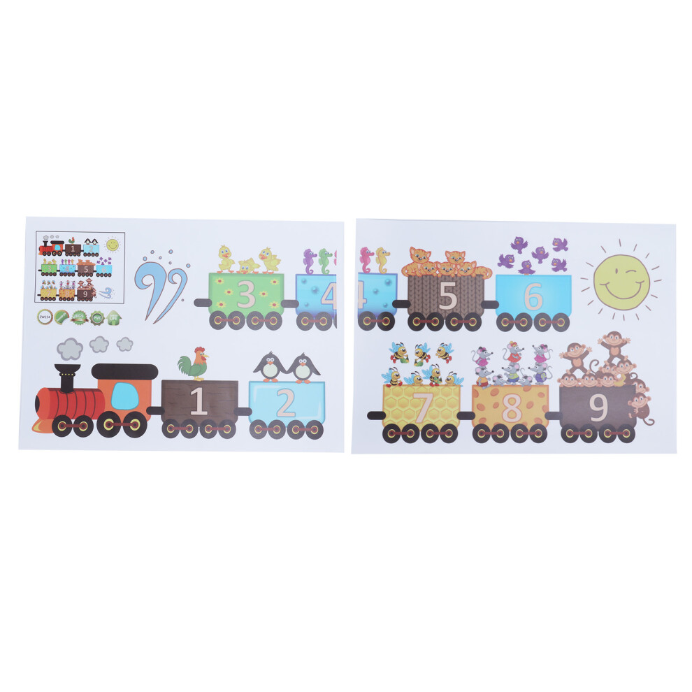Cartoon Animal Wall Stickers Removable for Kids Nursery