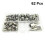 2 Sets Grease Fitting Accessories Lubricating Screw Nozzle 11