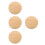 4Pcs Khaki Wooden Stool Seat Replacement for Bar Stool Dining Chairs 10
