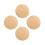 4Pcs Khaki Wooden Stool Seat Replacement for Bar Stool Dining Chairs 5