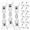 100 Pcs Double Sided Clips For Sign Label Price Tag Display 1