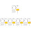 100 Pcs Double Sided Clips For Sign Label Price Tag Display 5