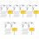 100 Pcs Double Sided Clips For Sign Label Price Tag Display 3