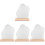 4Pcs Wooden Base Desktop Mirror Acrylic Irregular 2