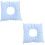 2 Pcs Reusable Spa Face Pillow Comfortable Face Down Mat 11