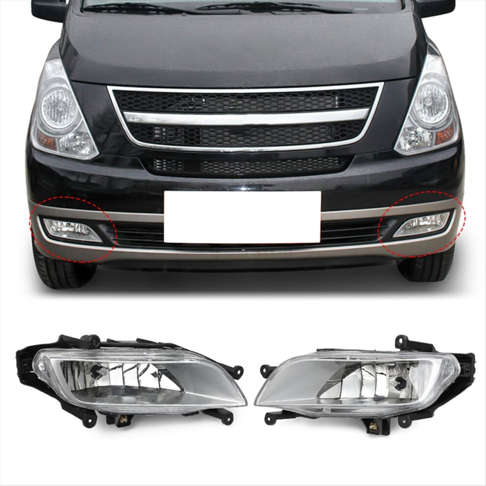 Left+Right Front Bumper Fog Lamp Driving Foglight For I800 4853290869682