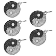 10 Pcs Round Personalized Dog Cat Pet Id Tags With Name Phone Number