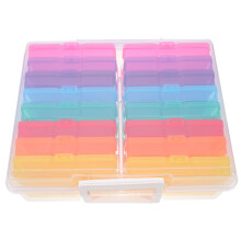 2 Sets Photo Storage Boxes Multi-Functional Card Organizers