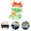 2St Compacte Hars Figuur Auto Dashboard Decor Chinese Nieuwjaar 11