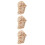 3 Rolls Crochet Yarn Knitting Yarn Polyester Wool Comfortable 2
