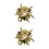 2Pcs Christmas Candle Ring Wreath For Pillar Candles Table Decoration 4