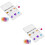 2Sets Iron Watercolor Palette with Lid Multi Grid Portable Paint Case 6