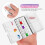 2Sets Iron Watercolor Palette with Lid Multi Grid Portable Paint Case 10