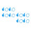 8 Pcs Children's 6 Hole Plastic Ocarina Beginner Musical Instrument 8