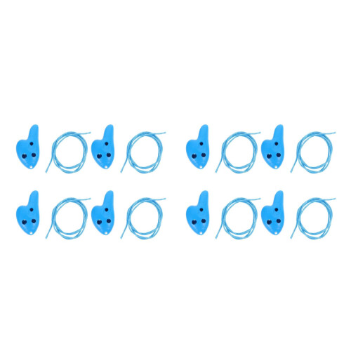 8 Pcs Children's 6 Hole Plastic Ocarina Beginner Musical Instrument 2