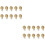 20 Pcs Diy Wooden Round Pacifier Clips With Three Holders 6
