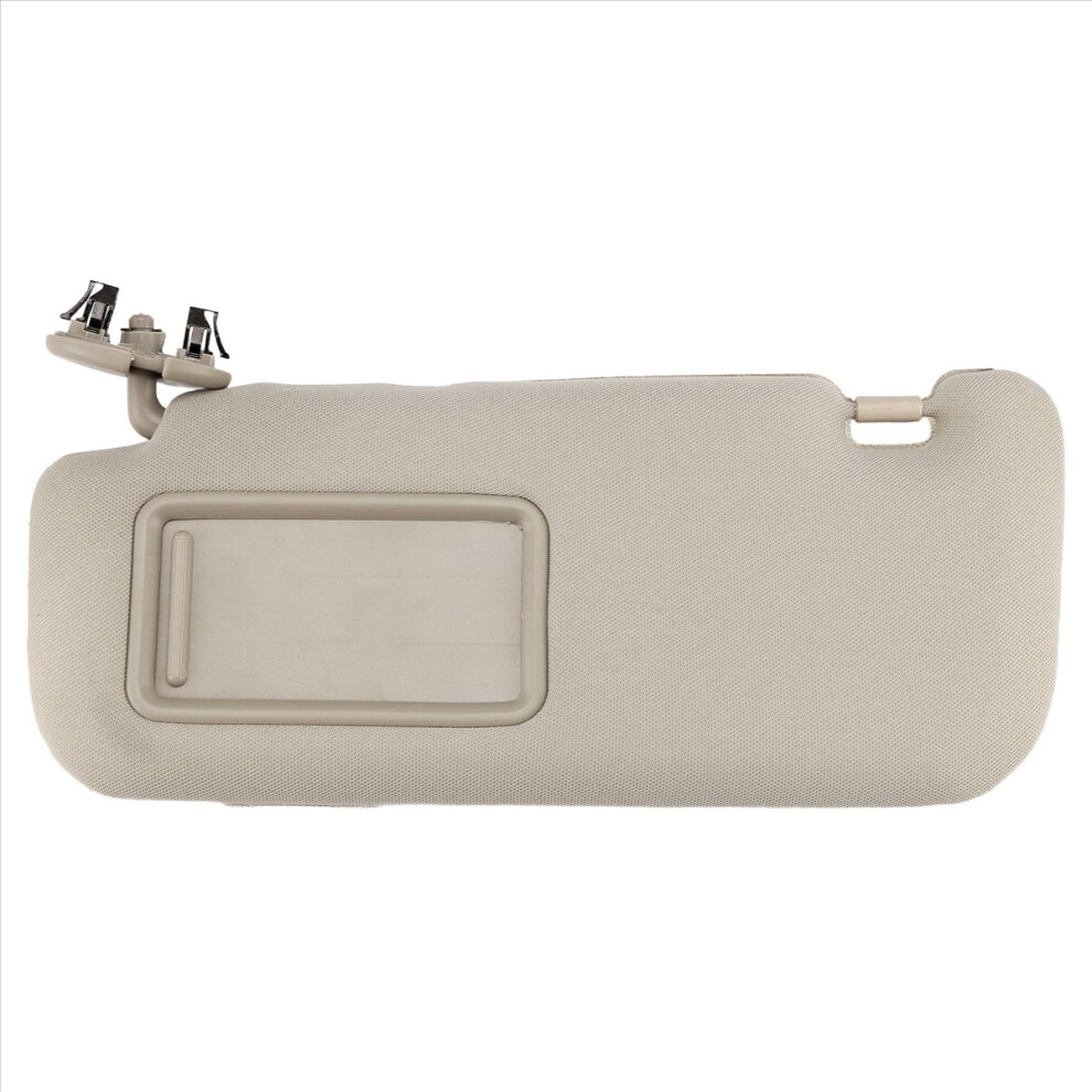 Car Interior Sun Visor With Mirror Sun Shade Left Driver Side Beige 4853290859546