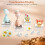 Acrylic Base 16PCS Acrylic Blocks for Display 2x2x1 Inch Square Riser 3