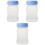 3Pcs Reusable Breast Milk Storage Bottles Wide 180Ml 5