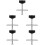 5Pcs Multifunctional Brake Caliper Press Tool Black for Auto Mechanics 8