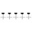 5Pcs Multifunctional Brake Caliper Press Tool Black for Auto Mechanics 11