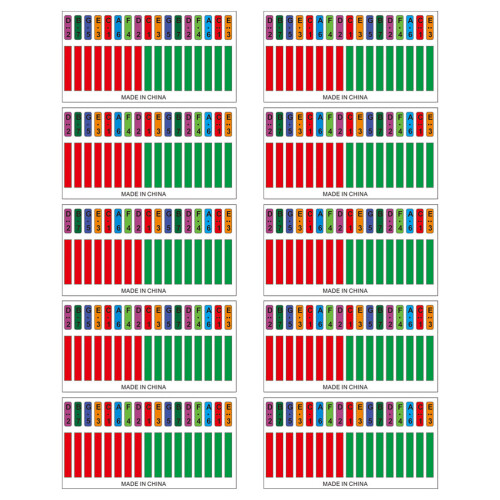 20 Pcs Note Sticker For Kalimba Finger Piano Instrument Decal 2