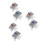 3 Pairs Push Button Water Spigot Replacement For Gallon Water Cooler 5