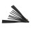 2Pcs Mini Folding Fan Frame DIY Craft Plastic Ribs 6Cm 1