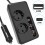 200W bilinverter DC 12V til 230V AC strøminvertere EU-stik 2