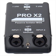 Ny 2-vejs lydisolator, XLR 6.5, Permalloy-isolator